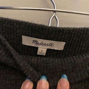Madewell sweater midi skirt